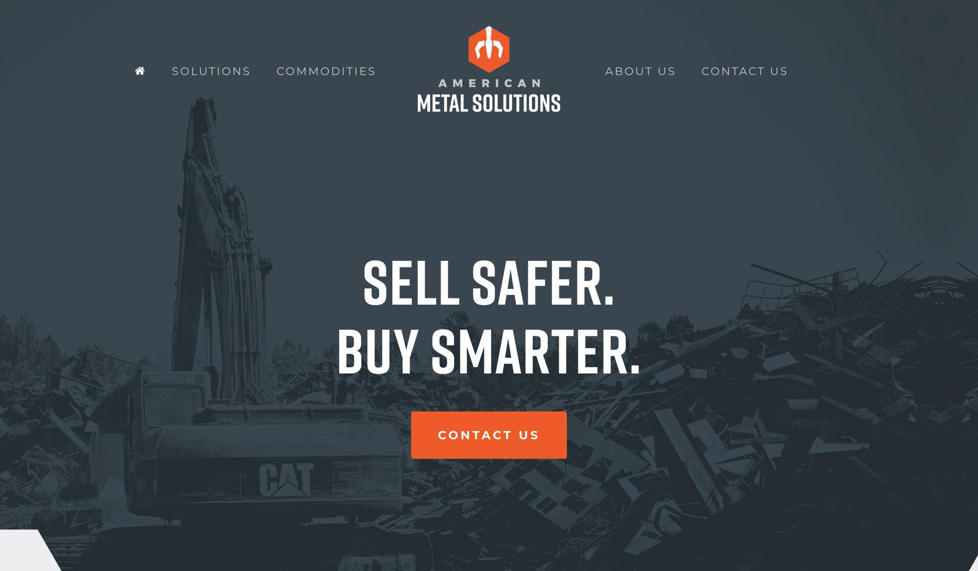 American Metal Solutions-logistics website designs