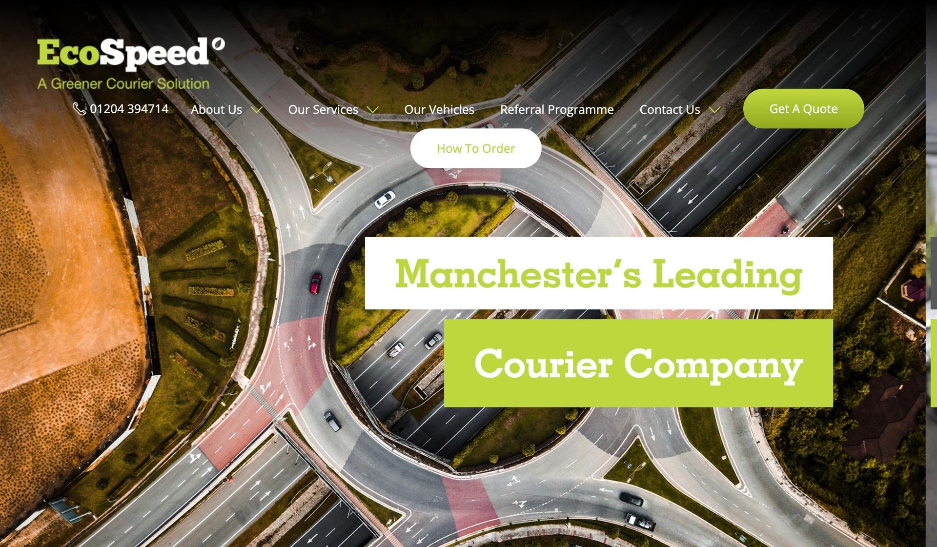 EcoSpeed-logistics website designs