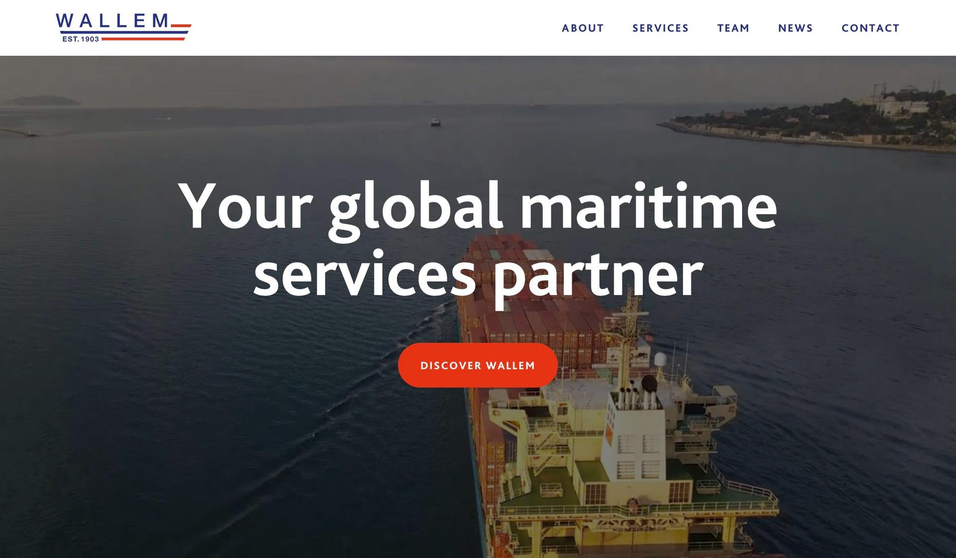 Wallem-logistics website designs