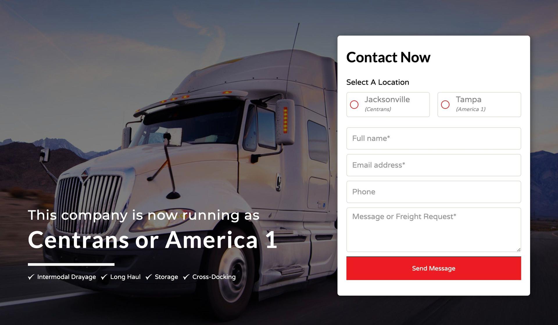 Freedom 1 Logistics-logistics website designs
