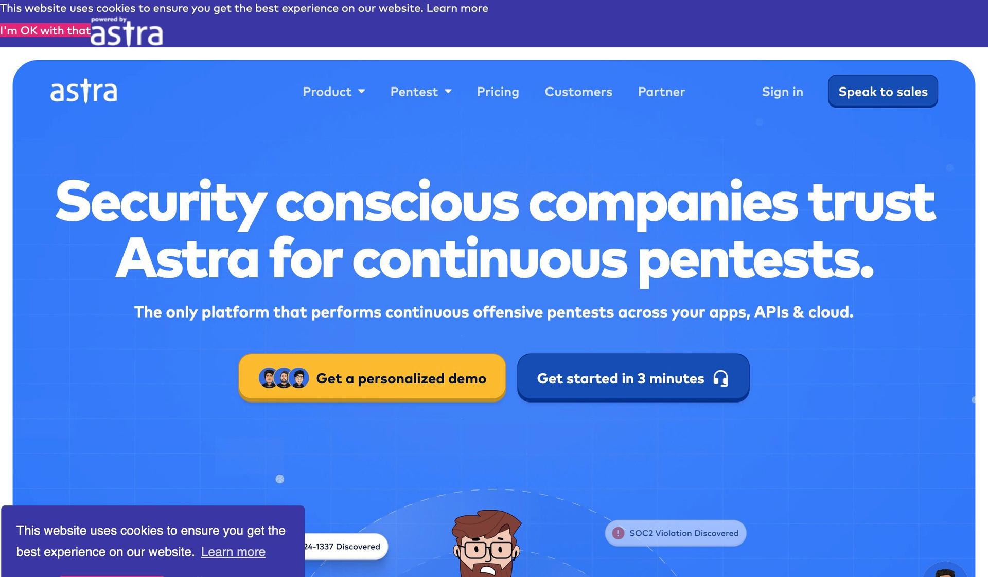 GetAstra-cybersecurity websites