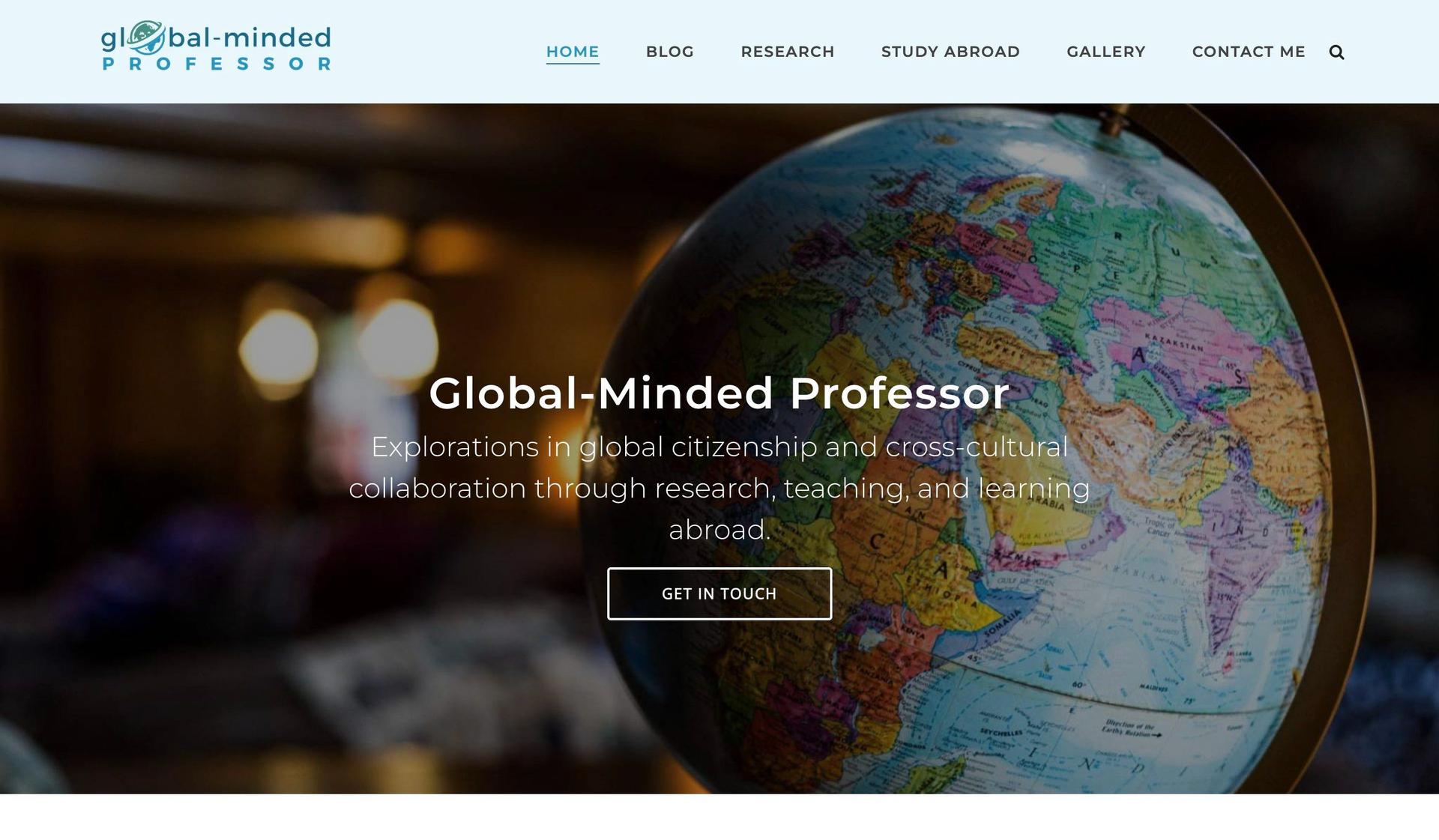 Global Minded Prof-personal academic websites