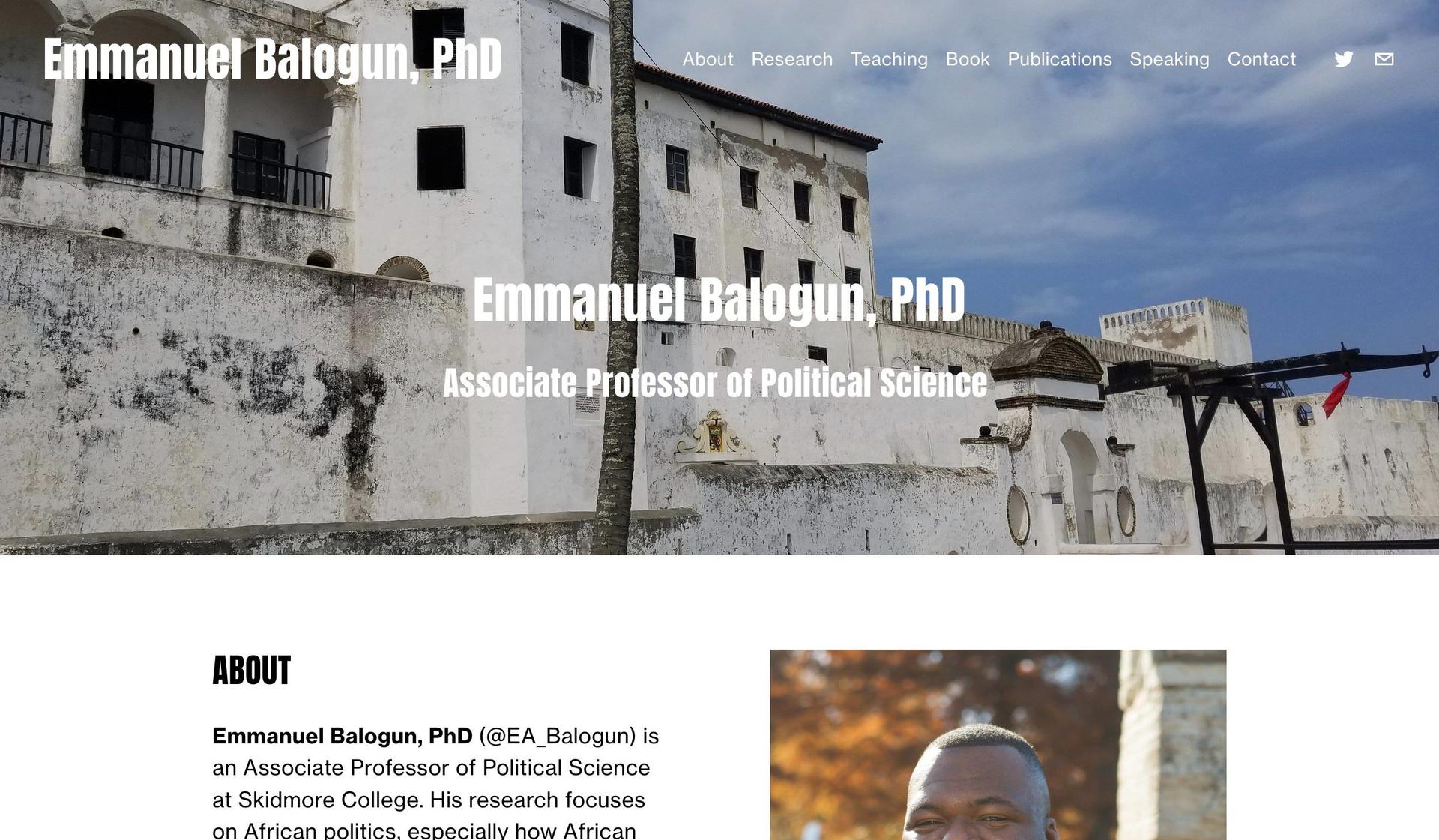 Emmanuel Balogun-personal academic websites