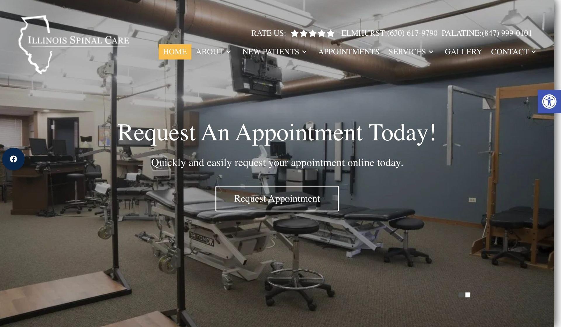 Illinois Spinal Care-medical practice websites