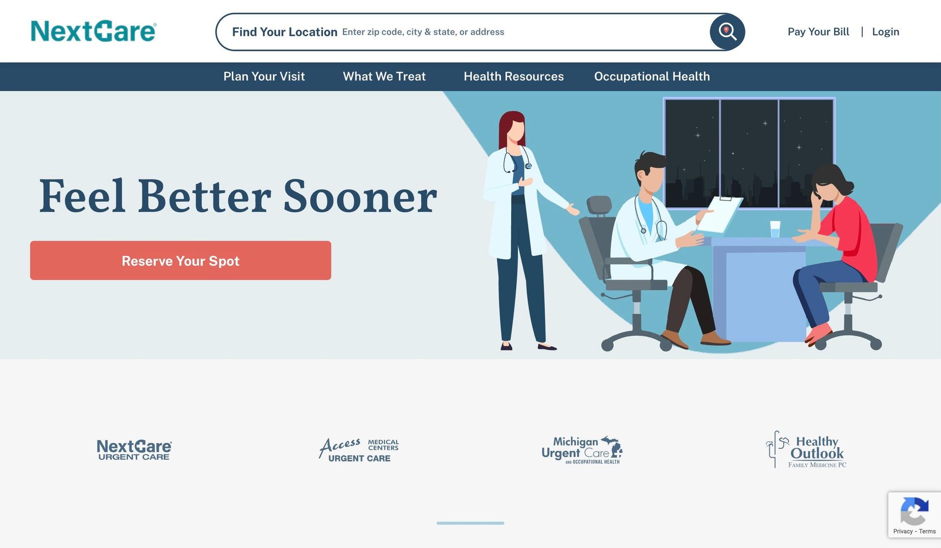 NextCare-medical practice websites