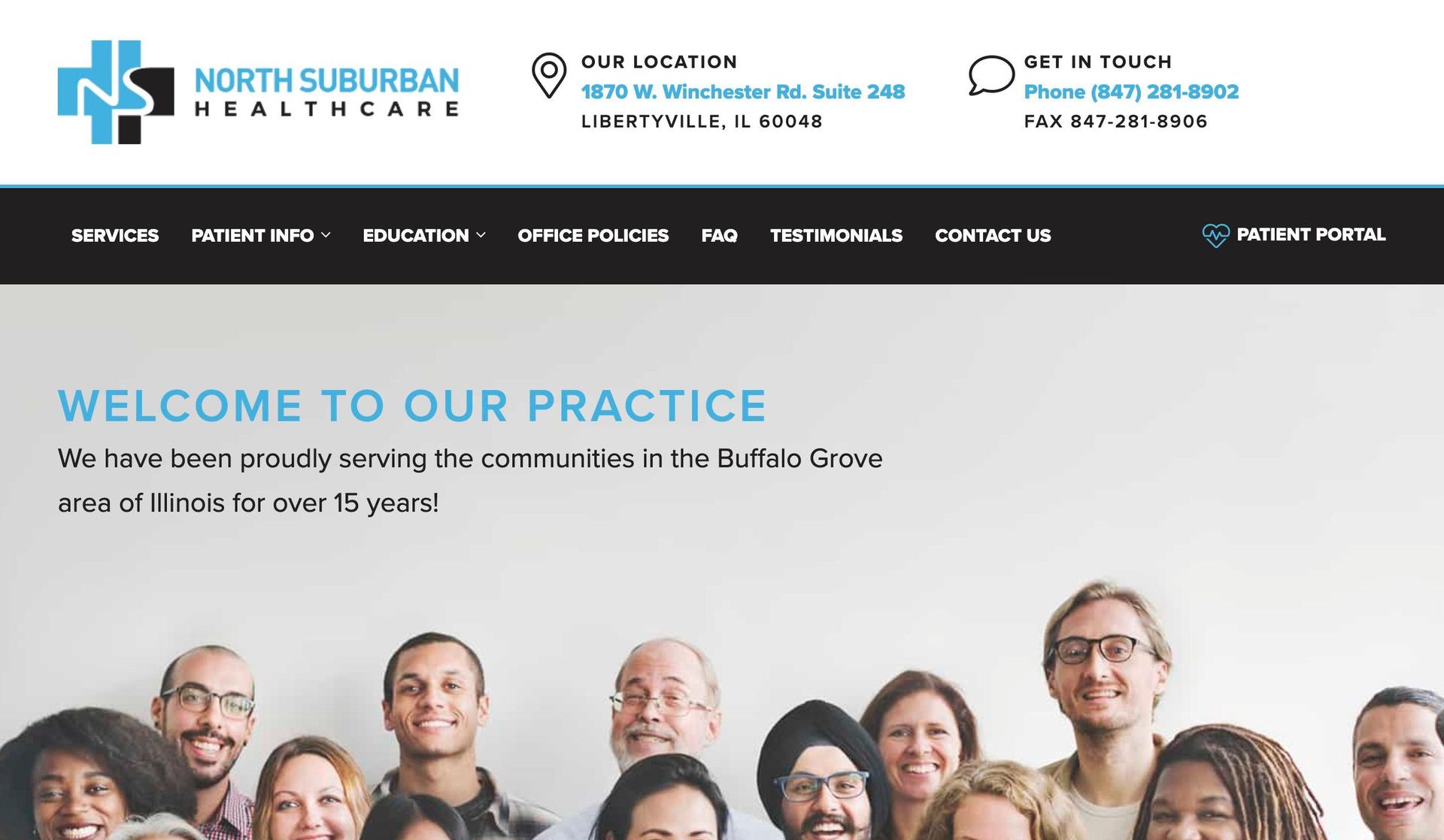 North Suburban Healthcare-medical practice websites