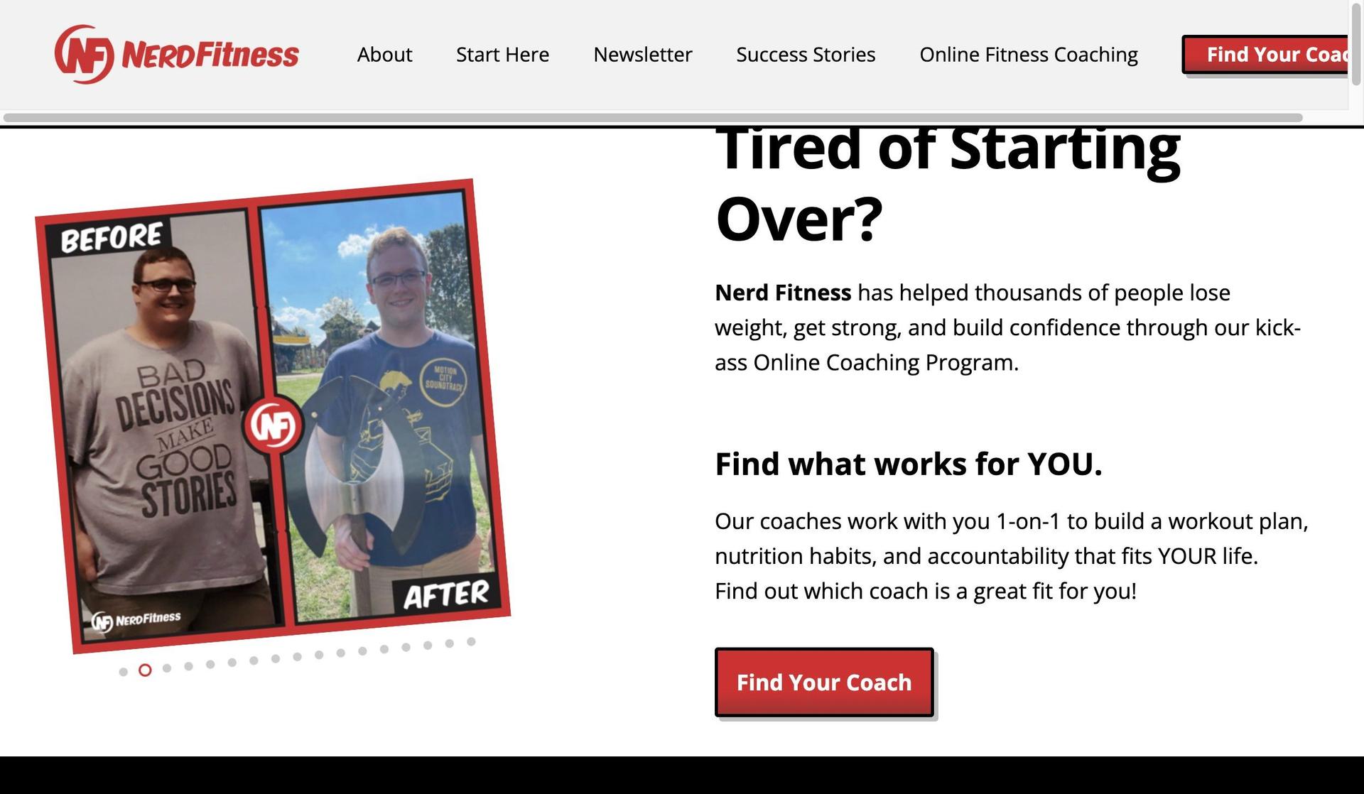 Nerd Fitness-informational websites