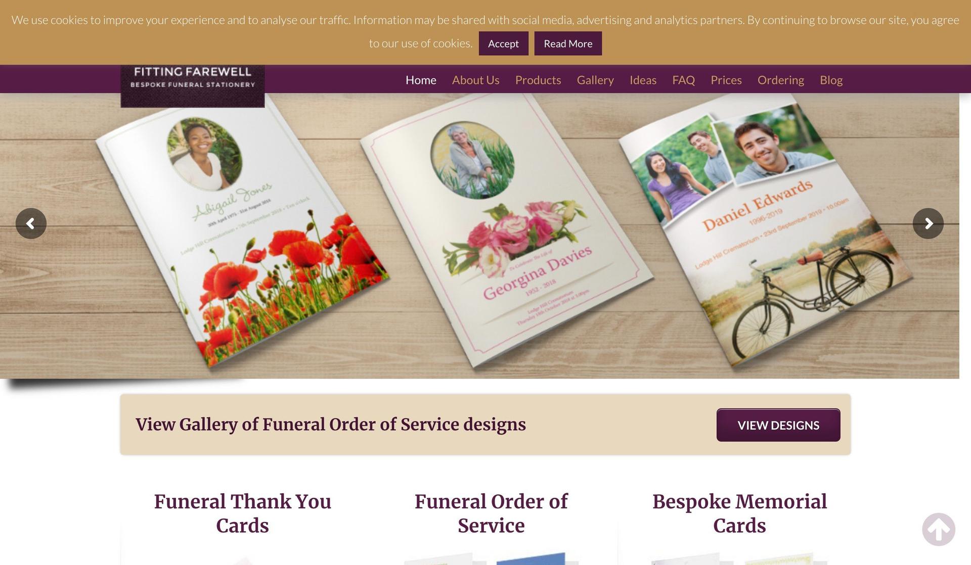fittingfarewell-online memorial websites