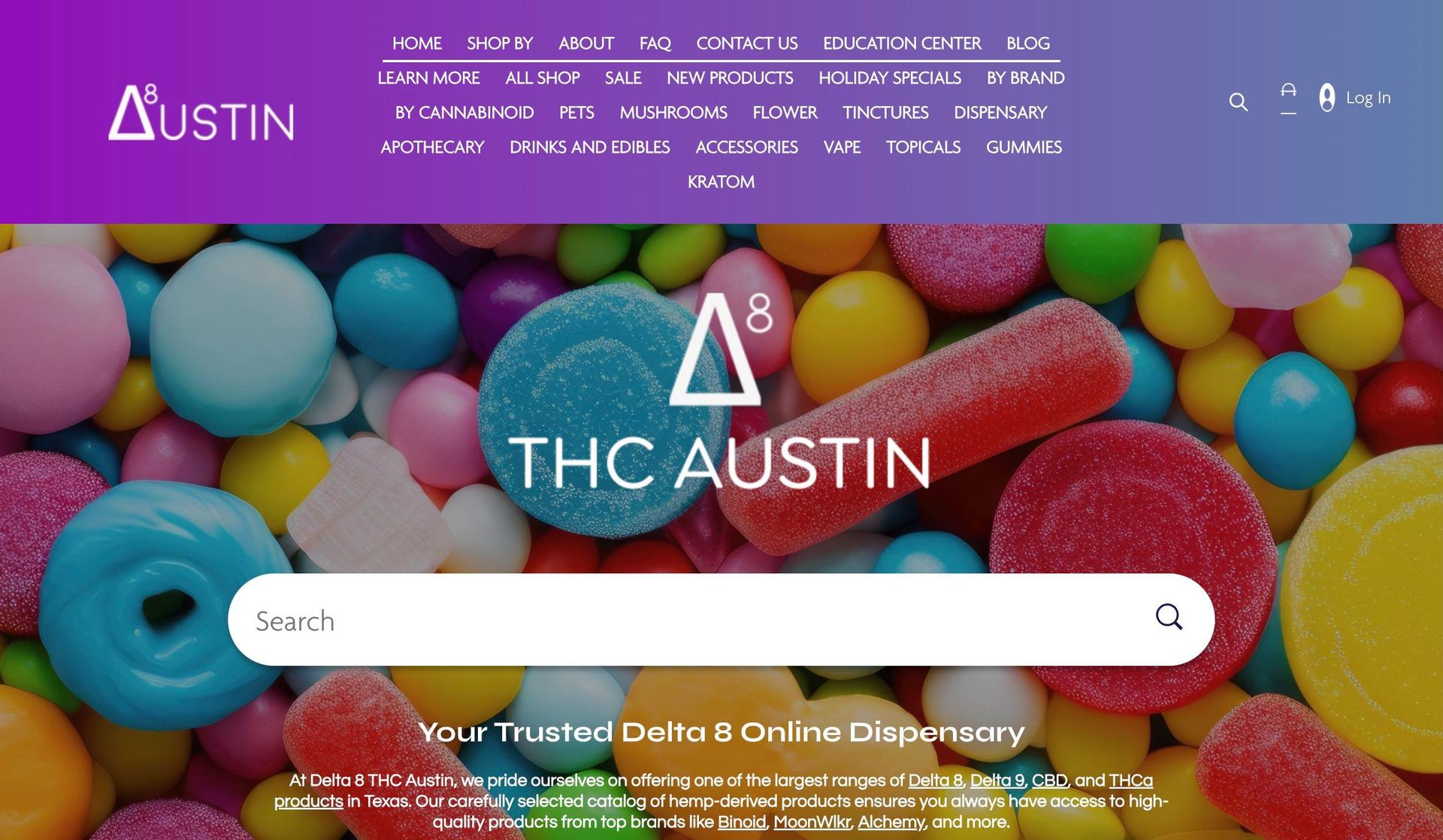 D8 Austin-cannabis website design