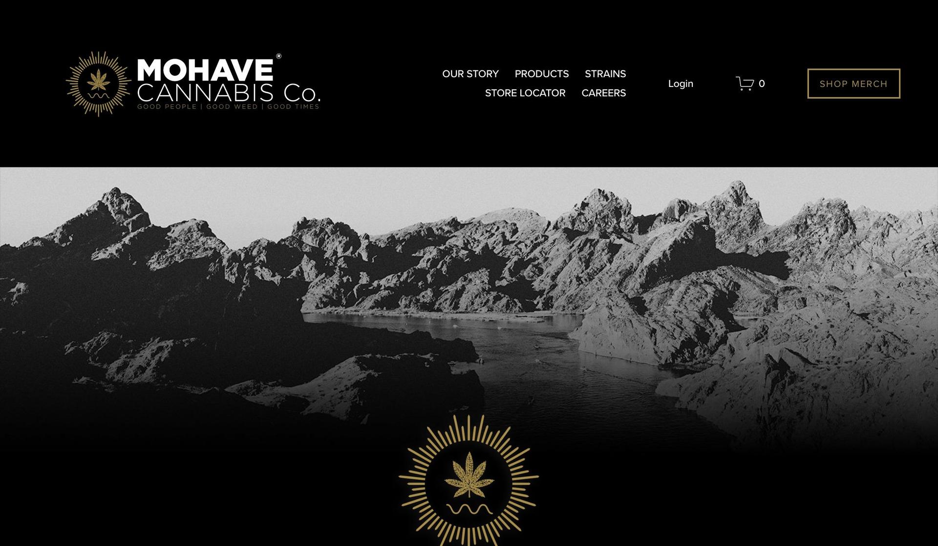Mohave Cannabis Co.-cannabis website design