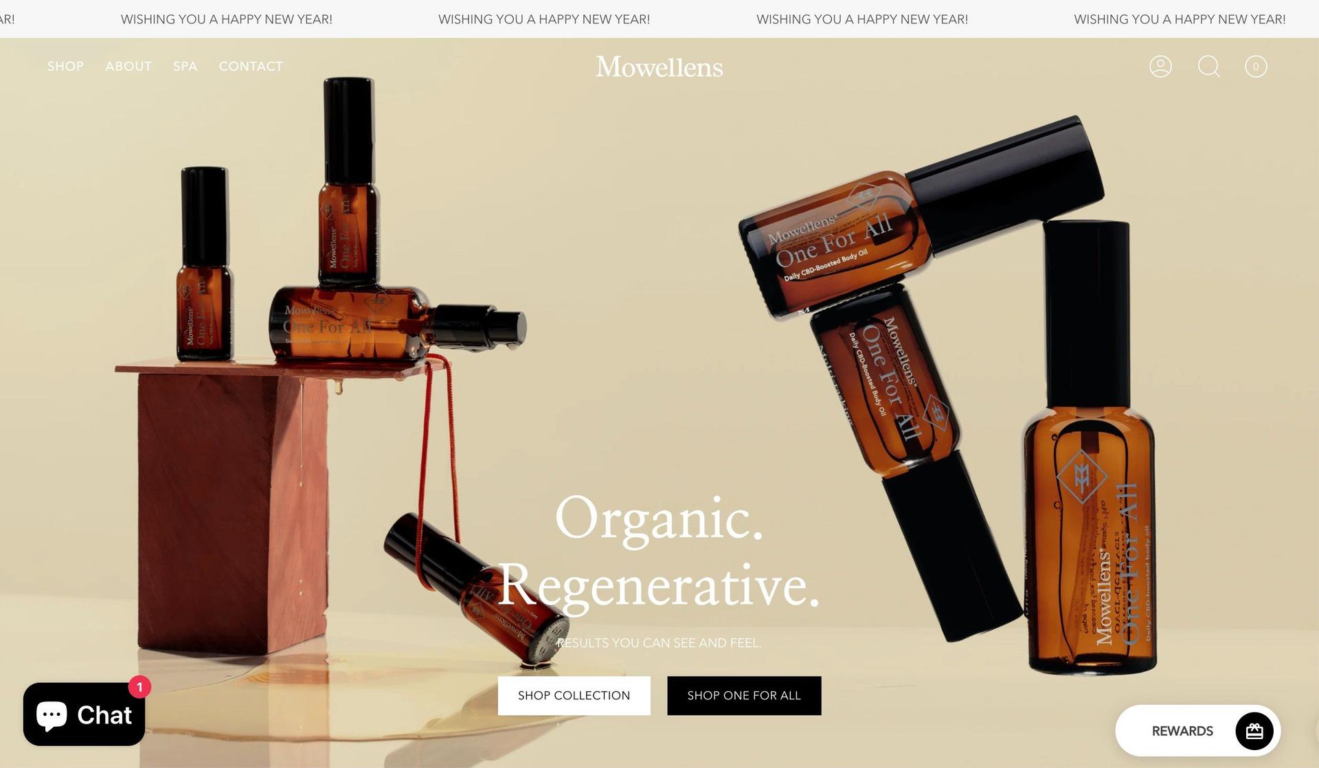 Mowellens-cannabis website design