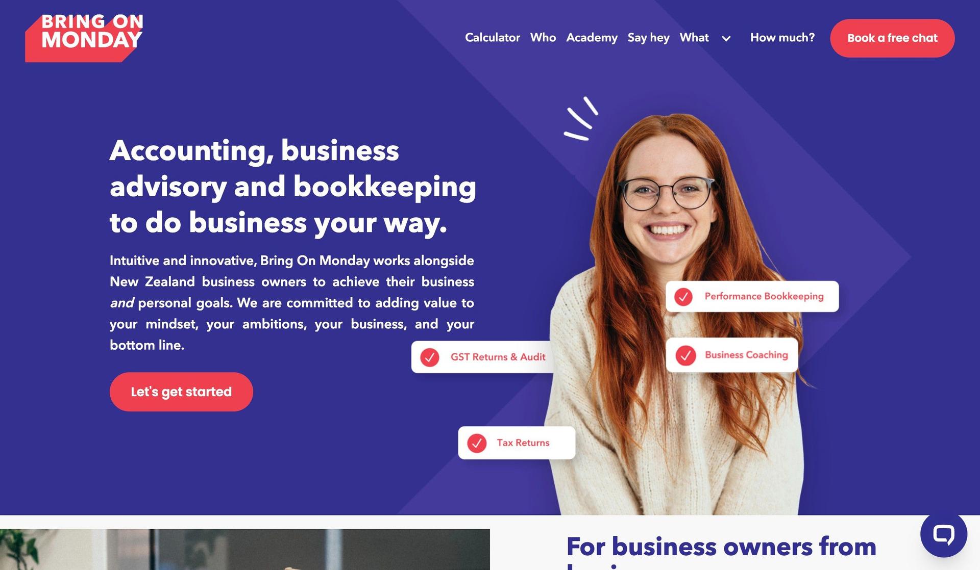 Bring On Monday-professional services website design