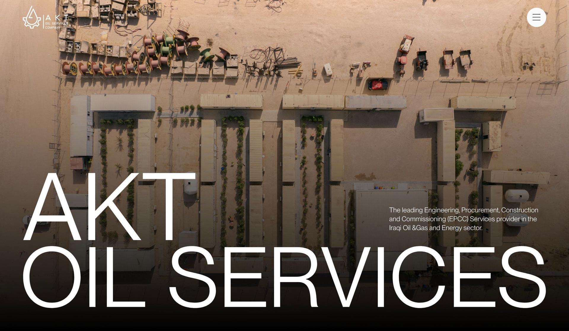AKT Oil Services-professional services website design