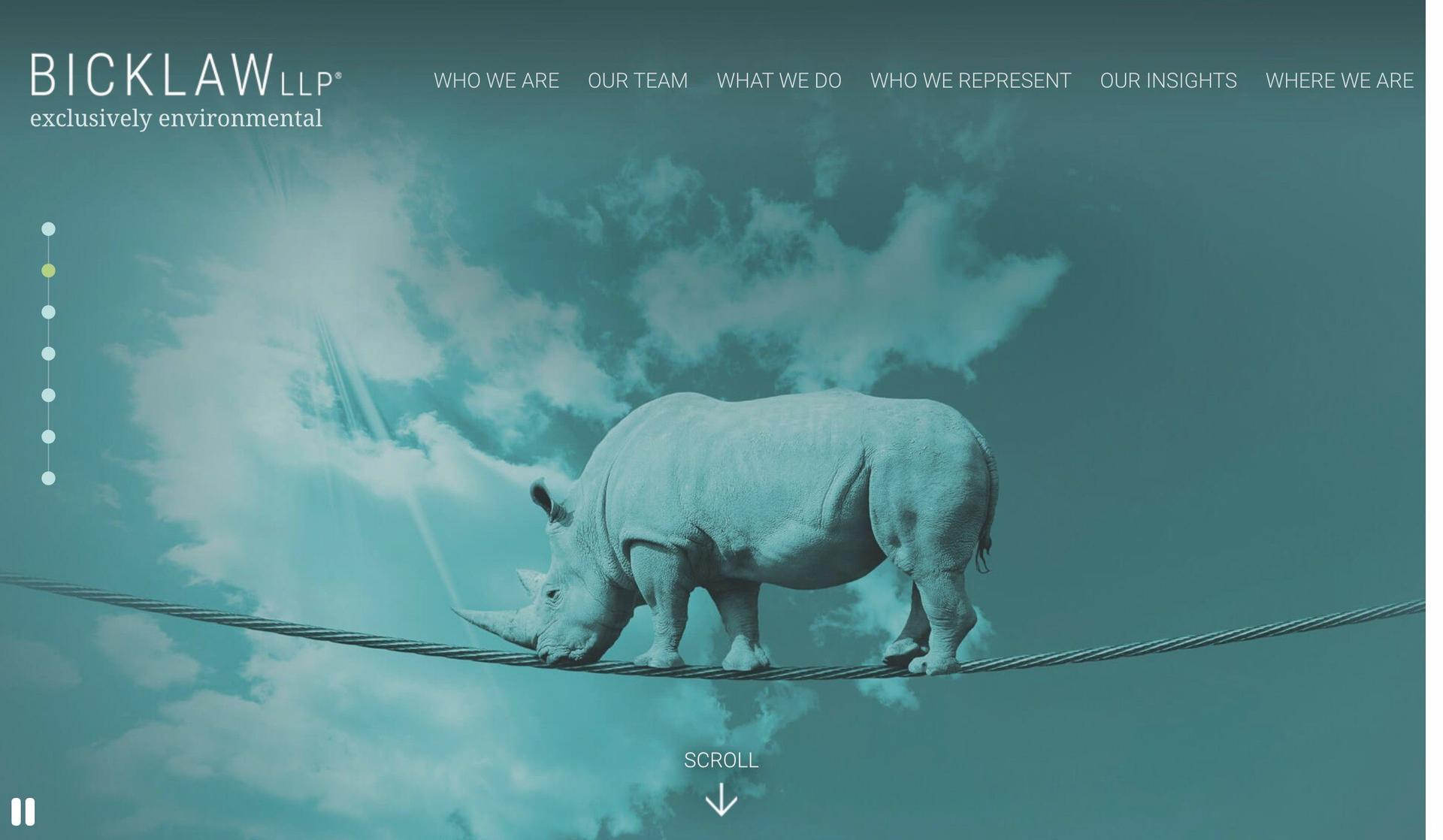 Bick Law LLP-professional services website design