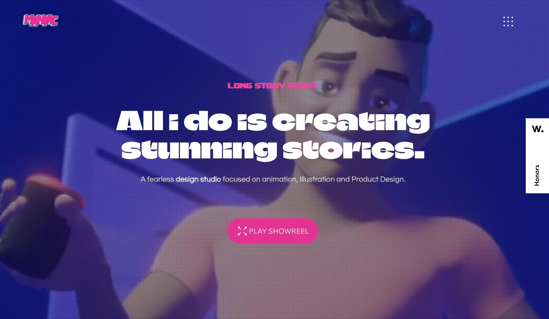 Maniac Studios-retro websites