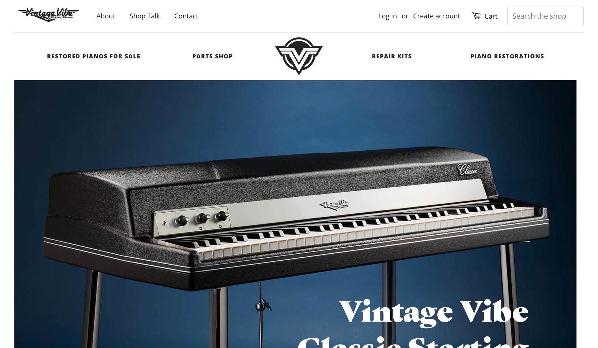 Vintage Vibe-retro websites
