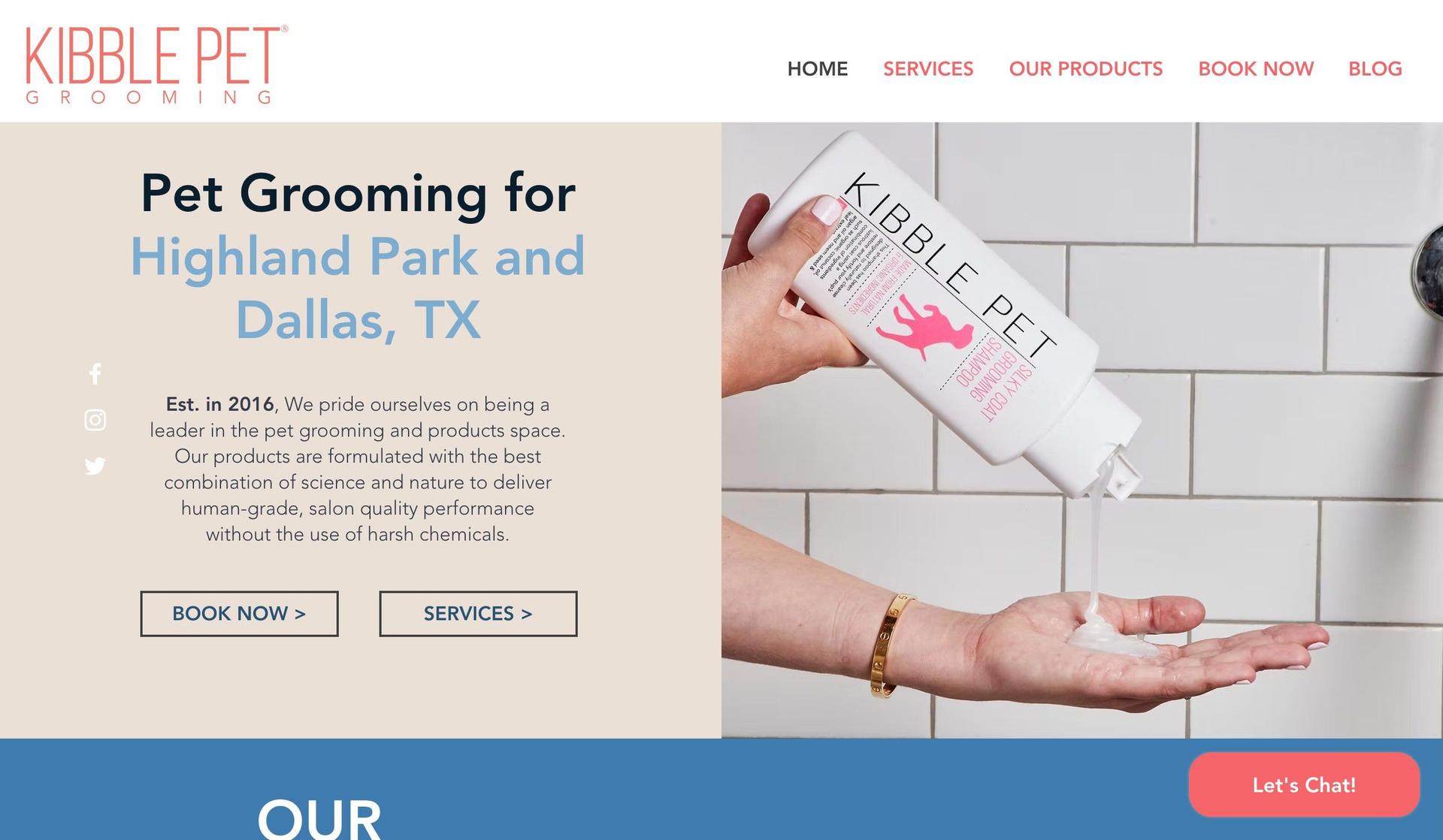 Kibble Pet Grooming-dog grooming websites