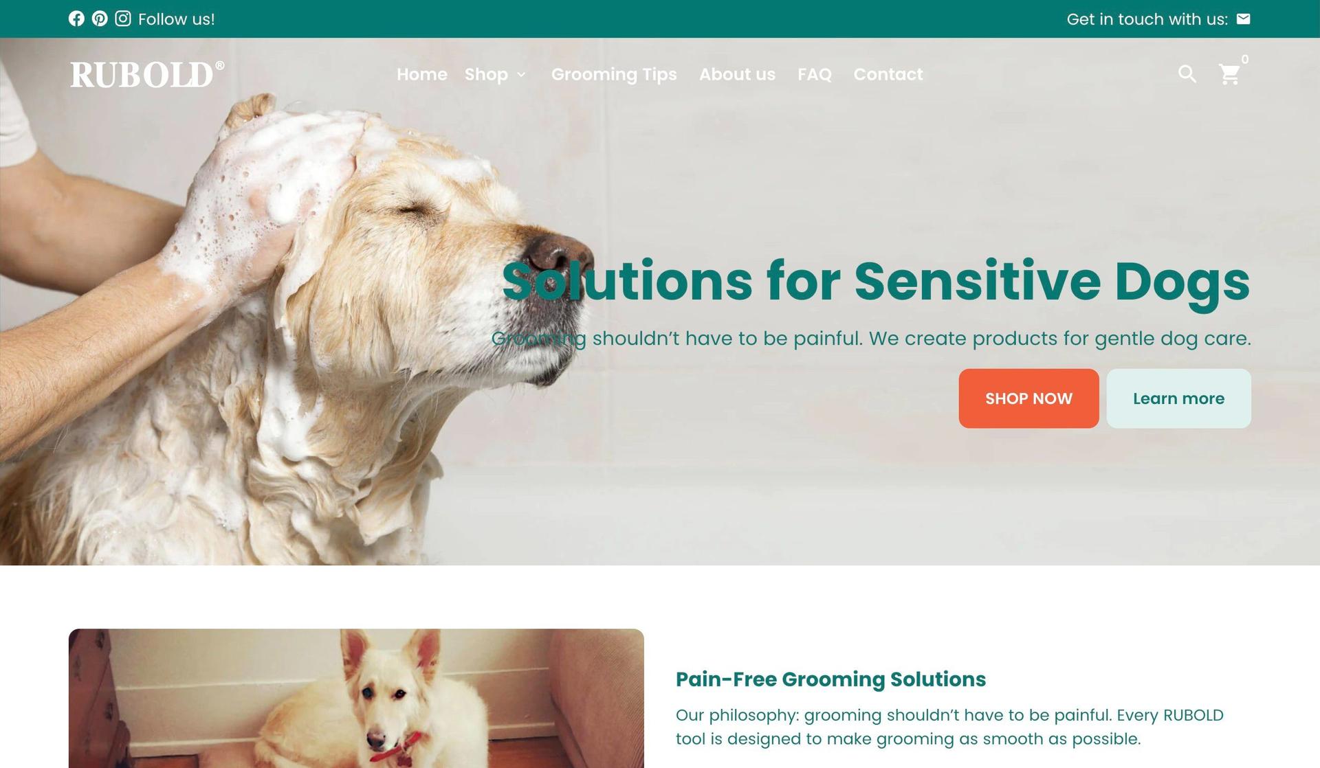 Rubold-dog grooming websites
