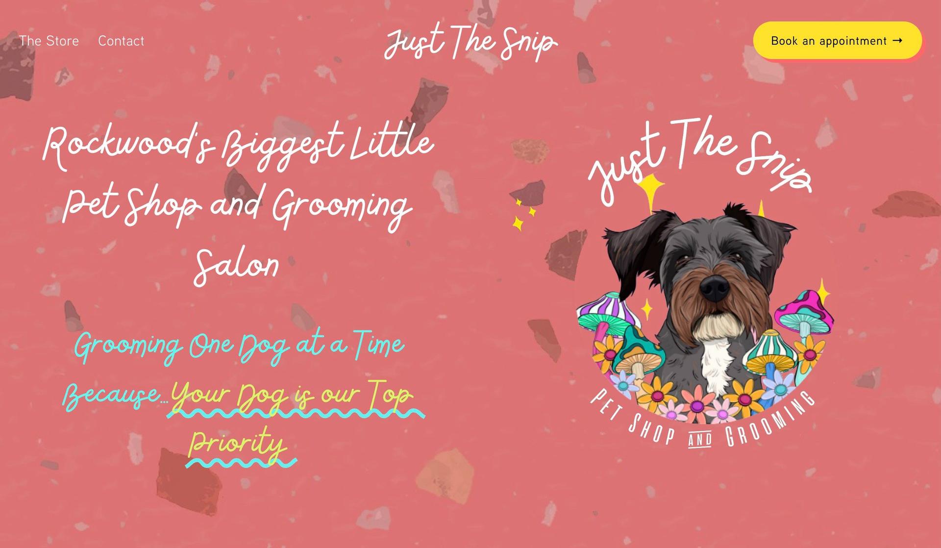 Just the Snip-dog grooming websites