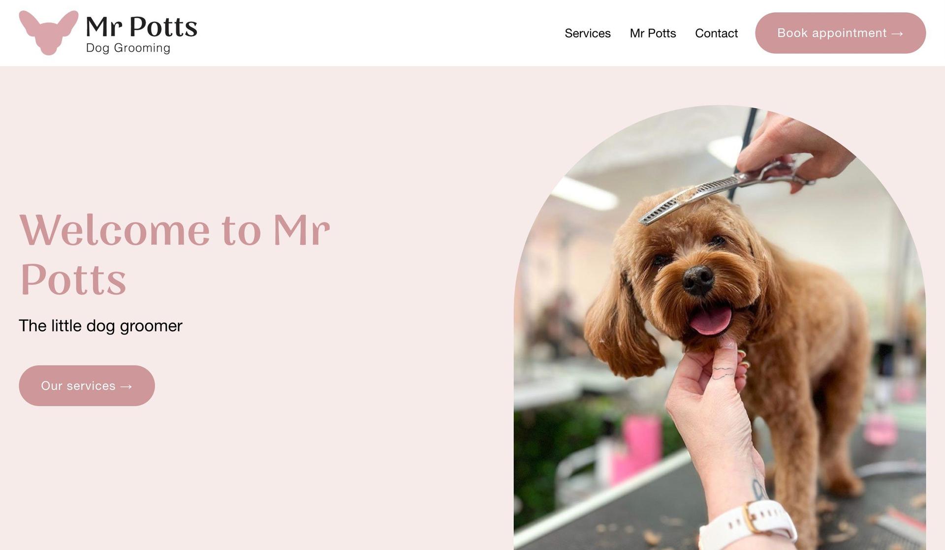 Mr. Potts Grooming-dog grooming websites
