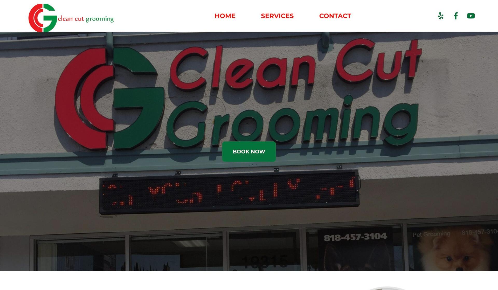 Clean Cut Grooming-dog grooming websites