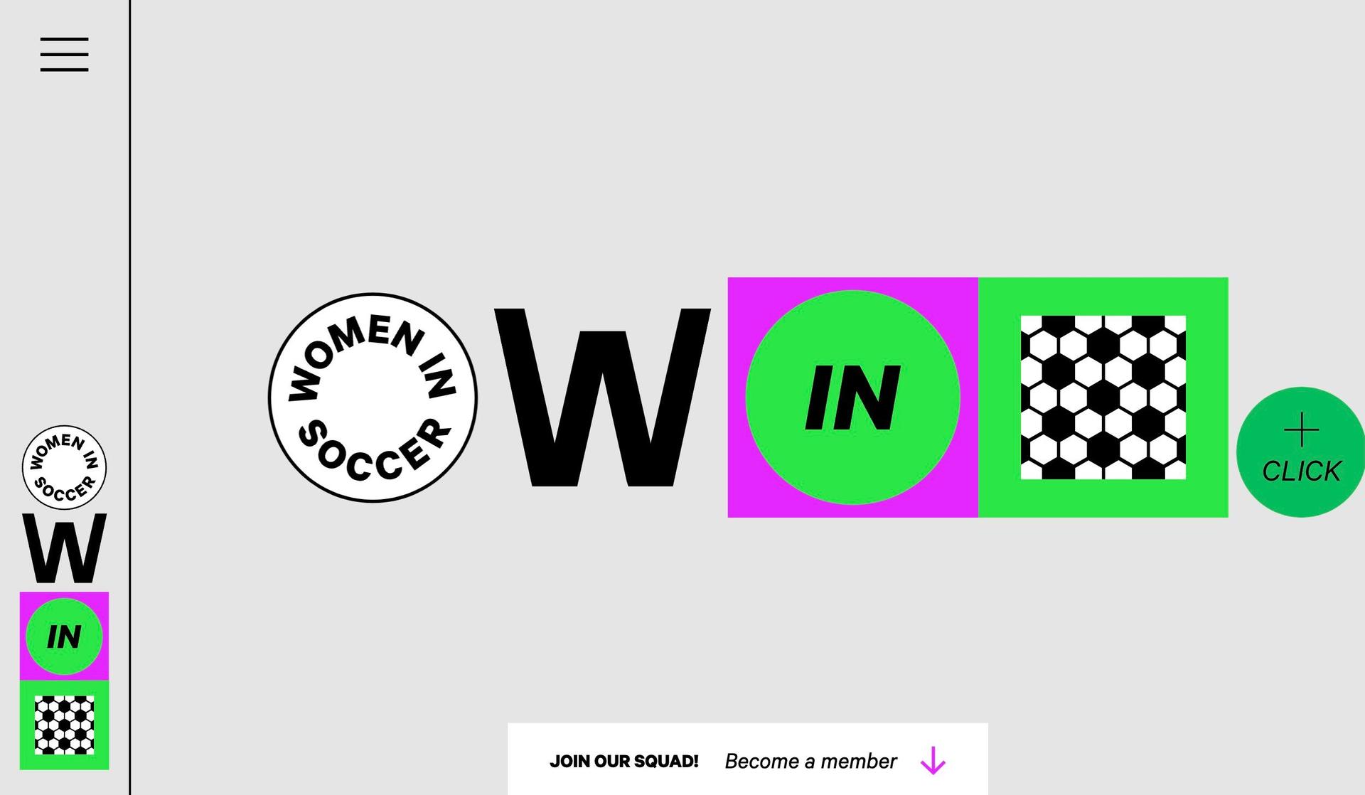Women in Soccer-community website examples