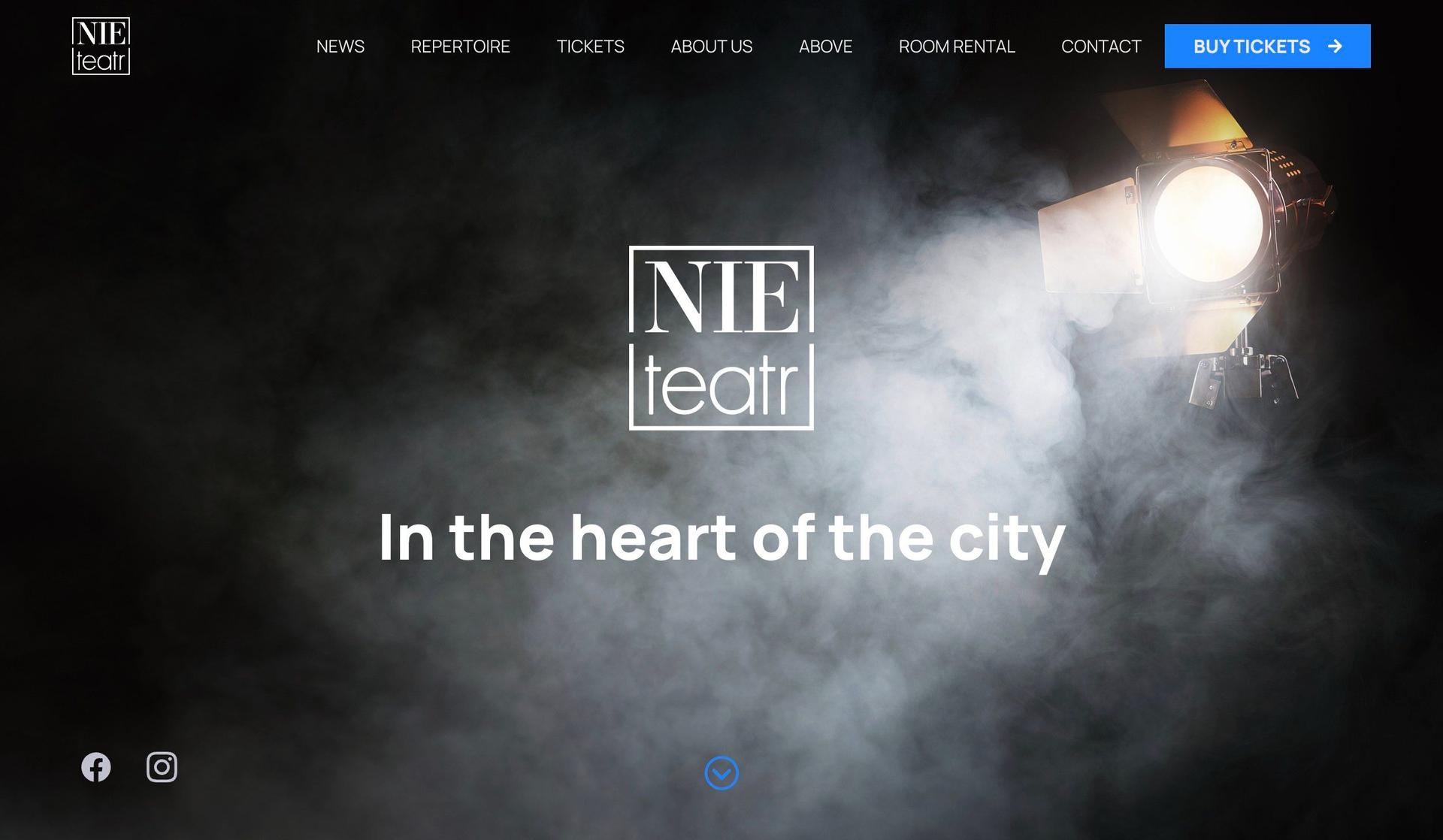 Nie Teatr-theater website examples