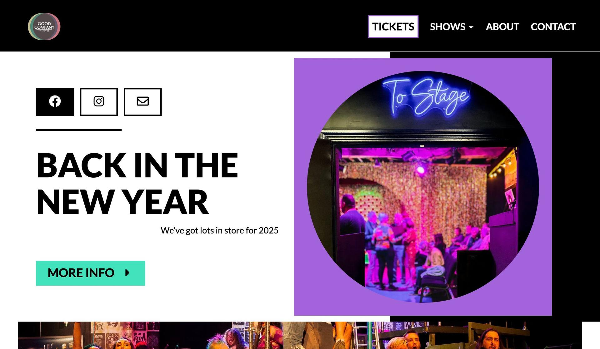 Good Co Theatre-theater website examples