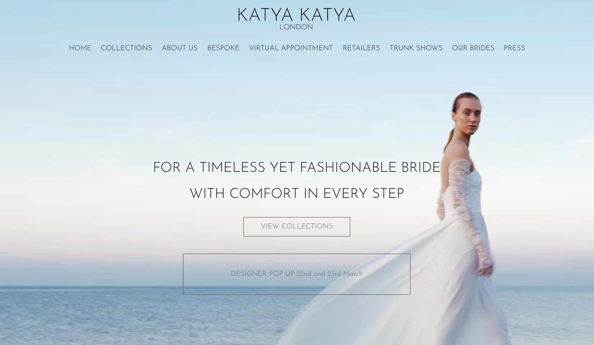 Katya Katya-tailor website design