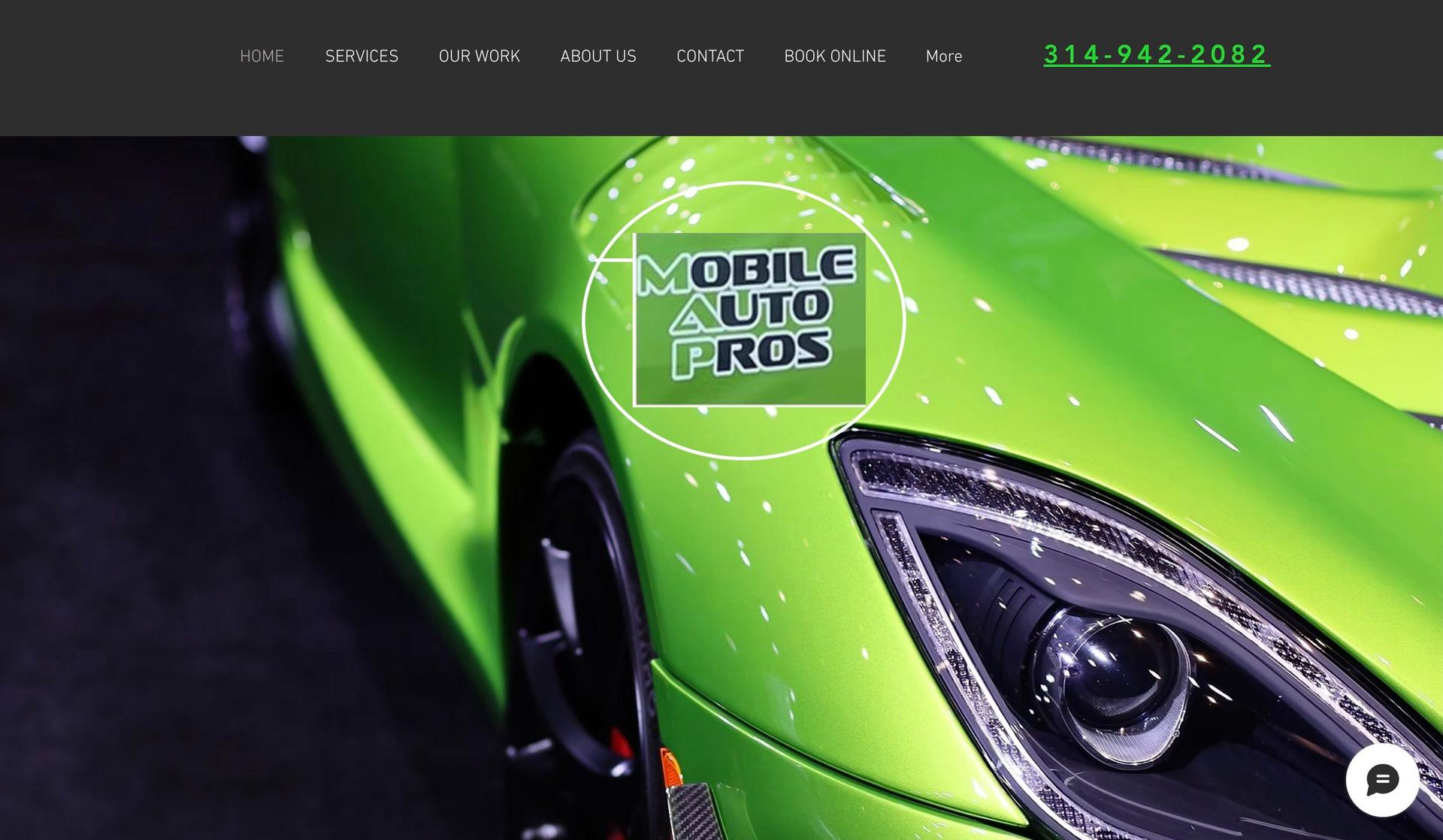 Mobile Auto Pros STL-automotive website design