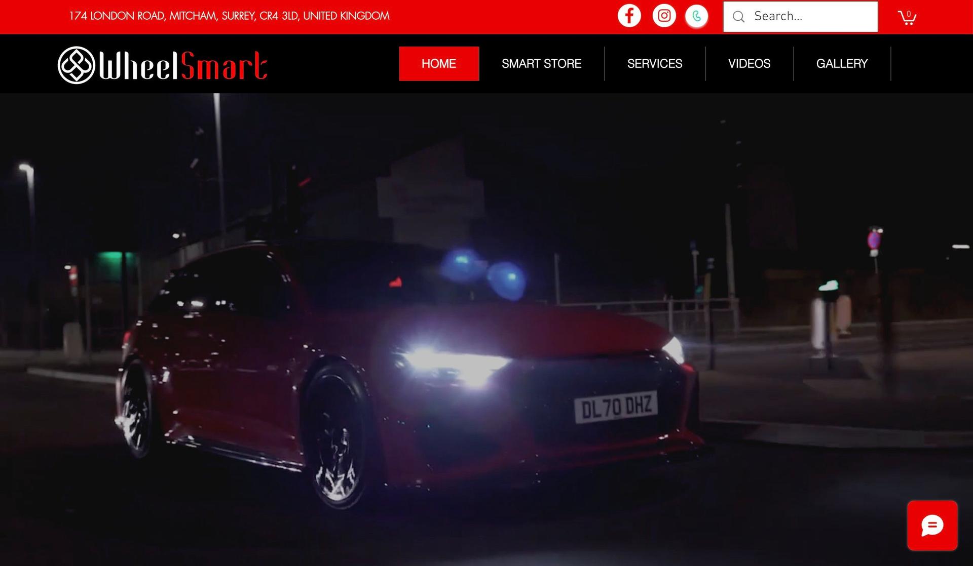 Wheel Smart London-automotive website design