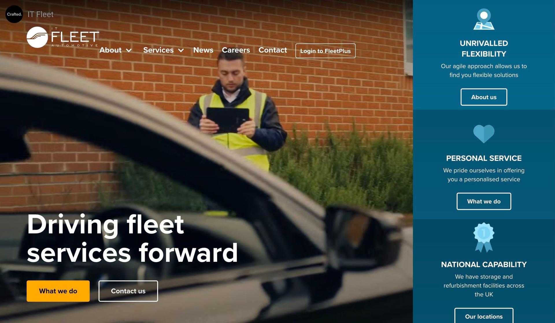IT Fleet-automotive website design