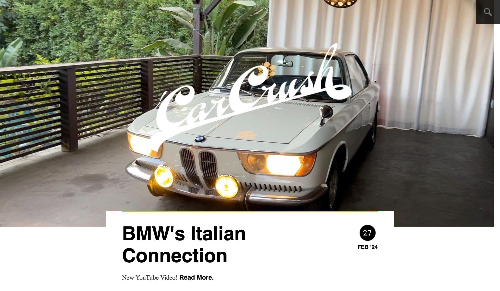 The Car Crush-automotive website design