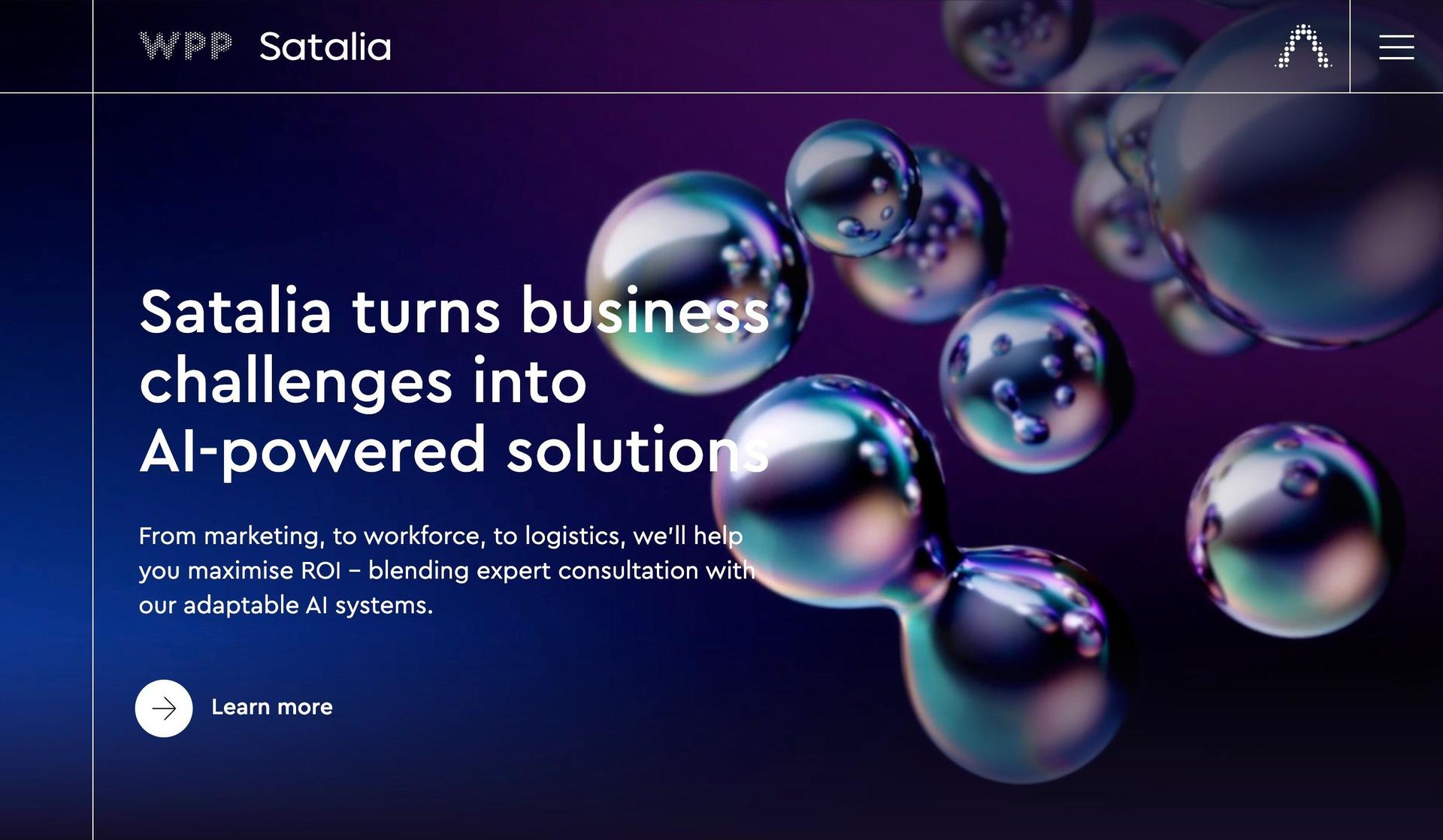 Satalia-+3D website examples+