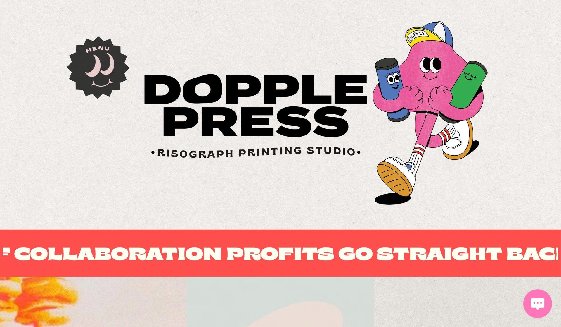 Dopple Press-+3D website examples+