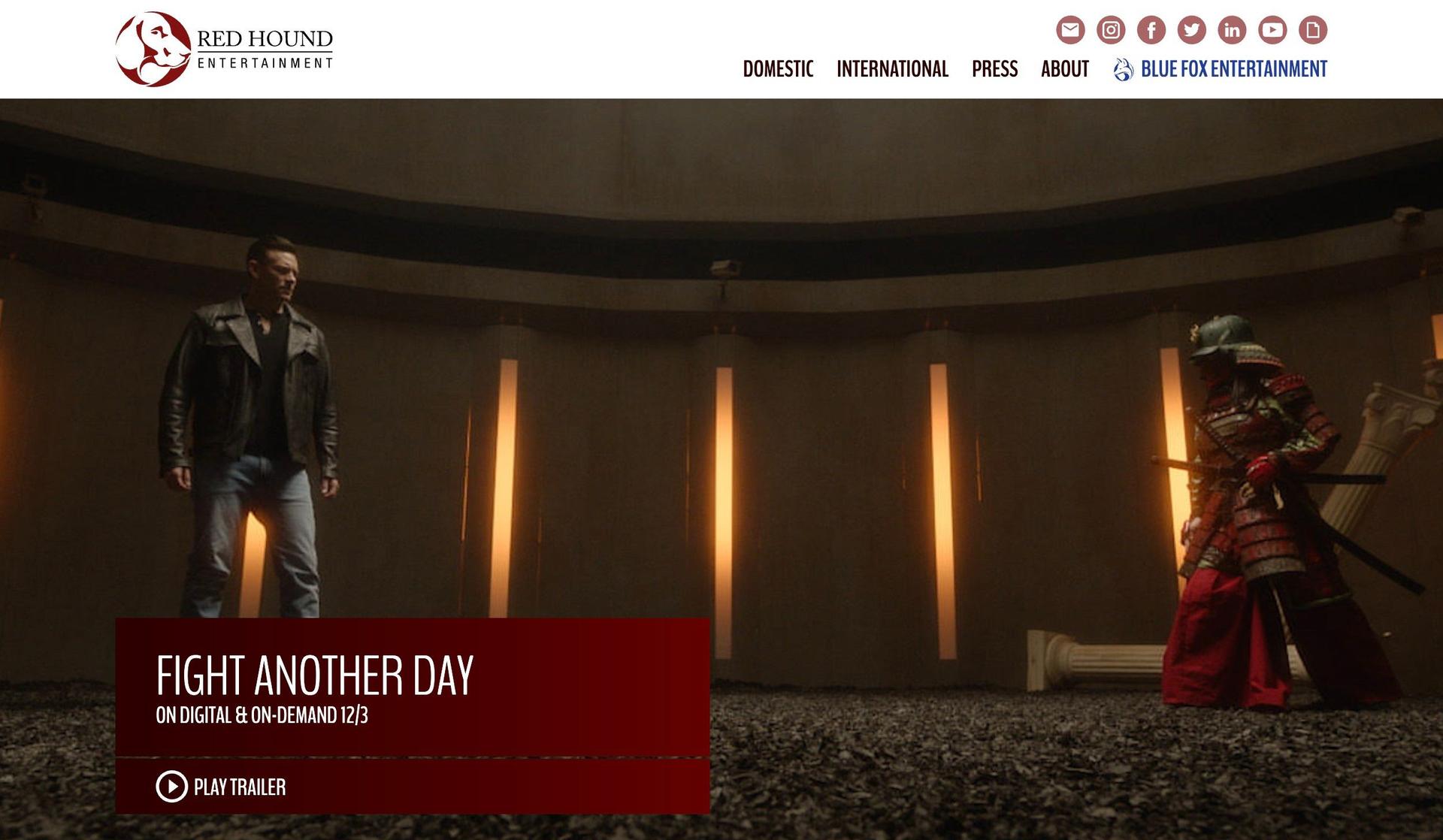 Red Hound Entertainment-entertainment website examples