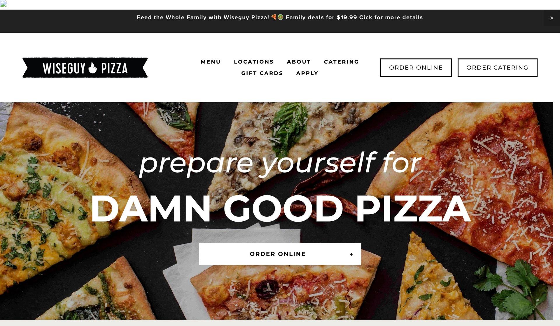Wiseguy Pizza-pizza restaurant websites