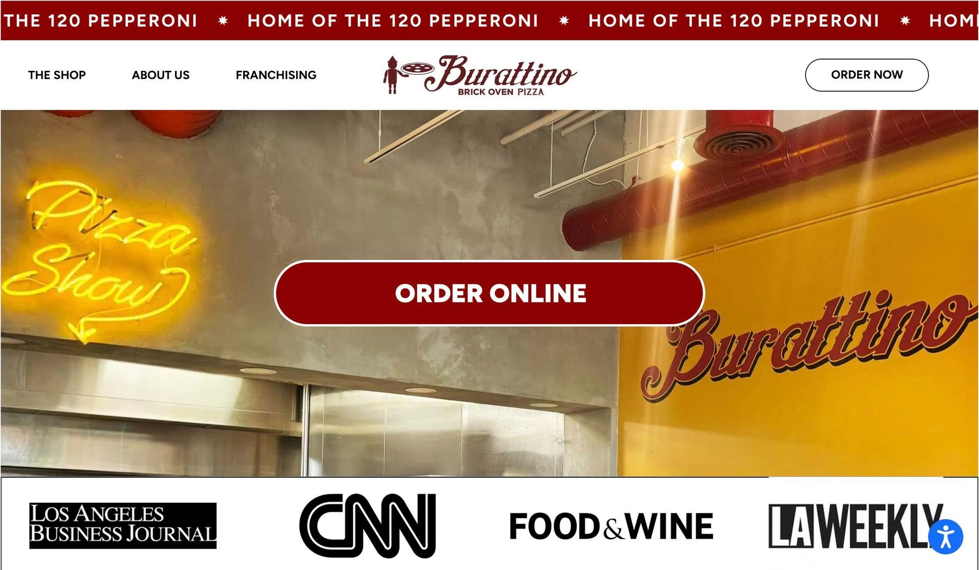 Burattino Brick Oven Pizza-pizza restaurant websites