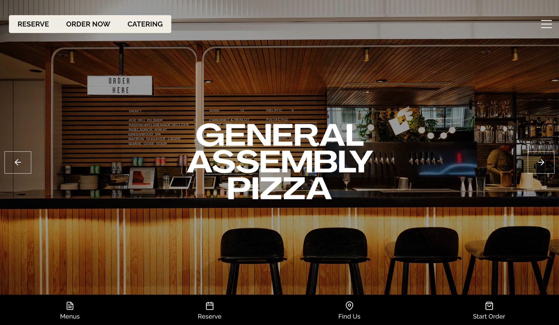 GAPizza-pizza restaurant websites