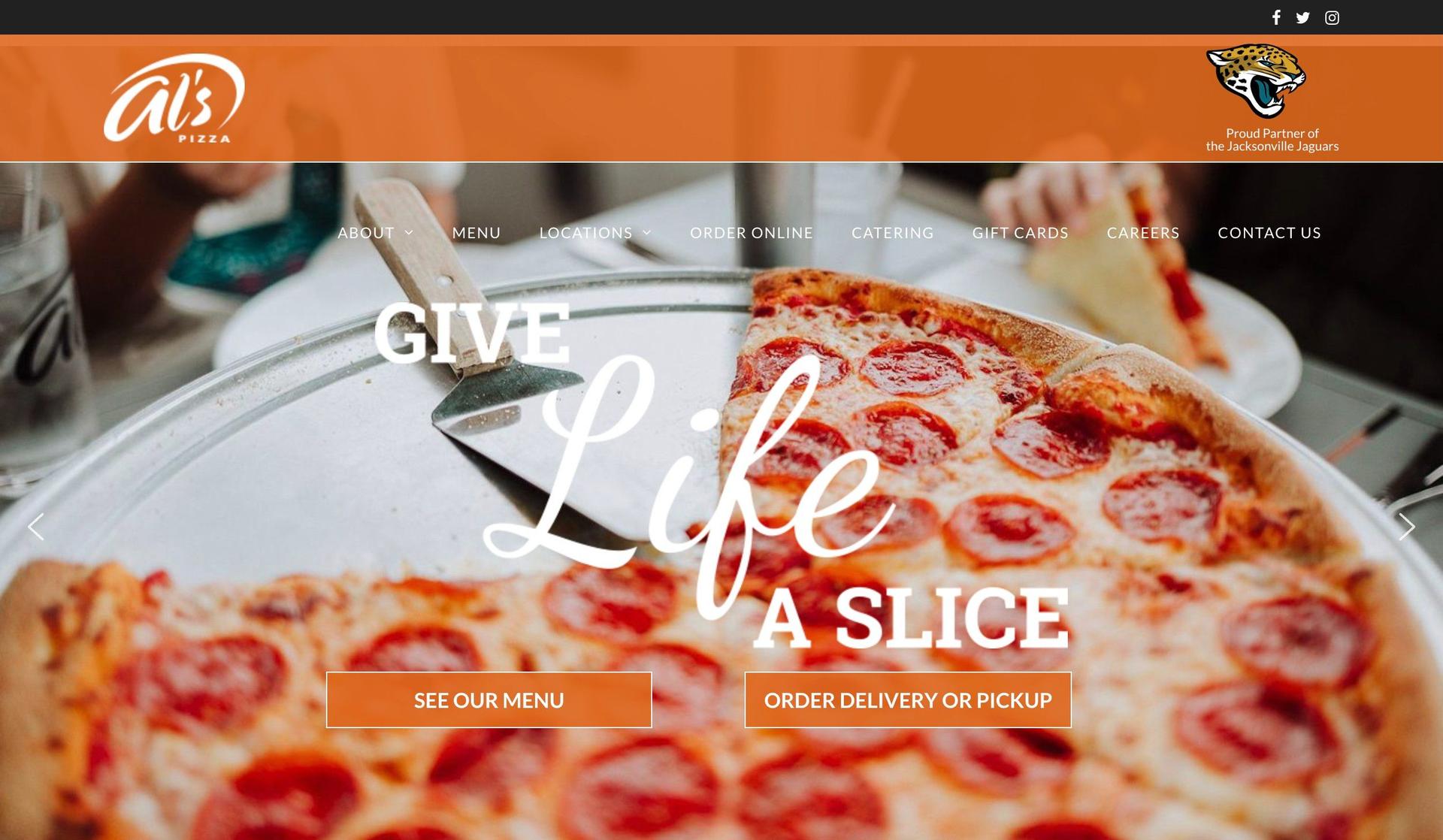Al's Pizza-pizza restaurant websites