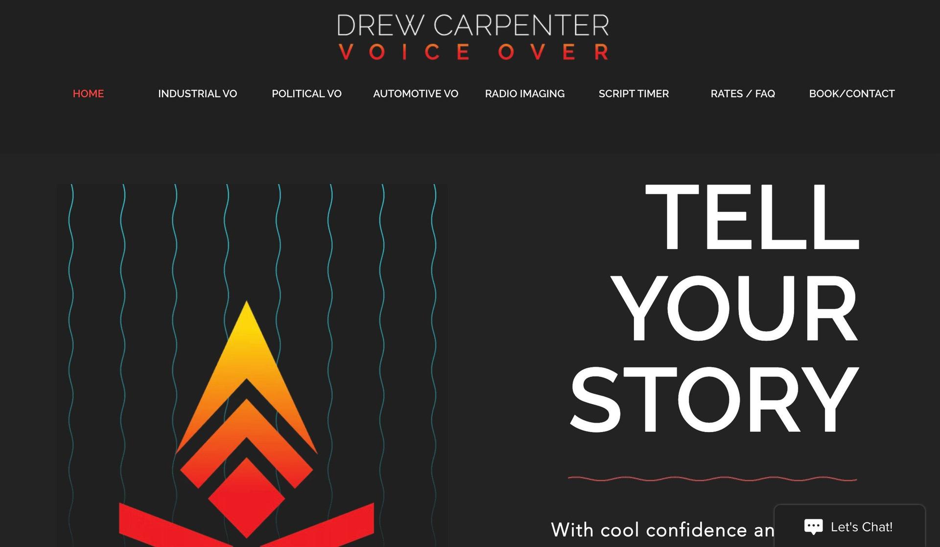 Drew Carpenter-voice actor websites