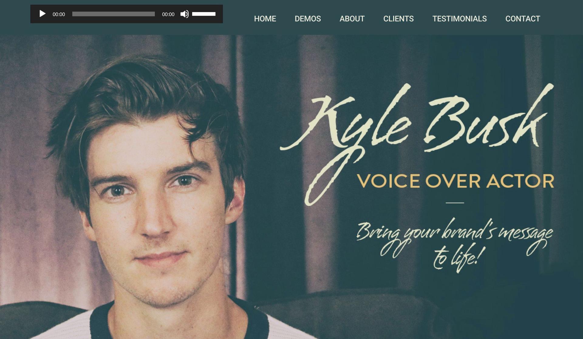 Kyle Busk-voice actor websites