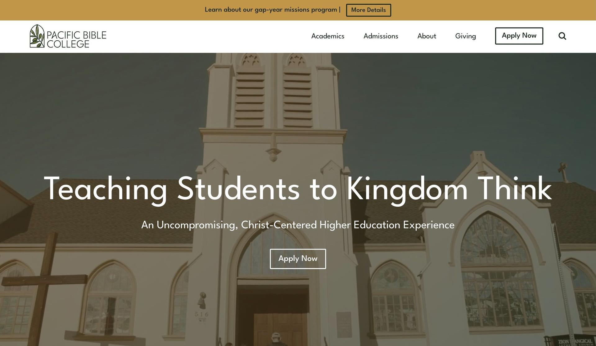 Pacific Bible College-college websites