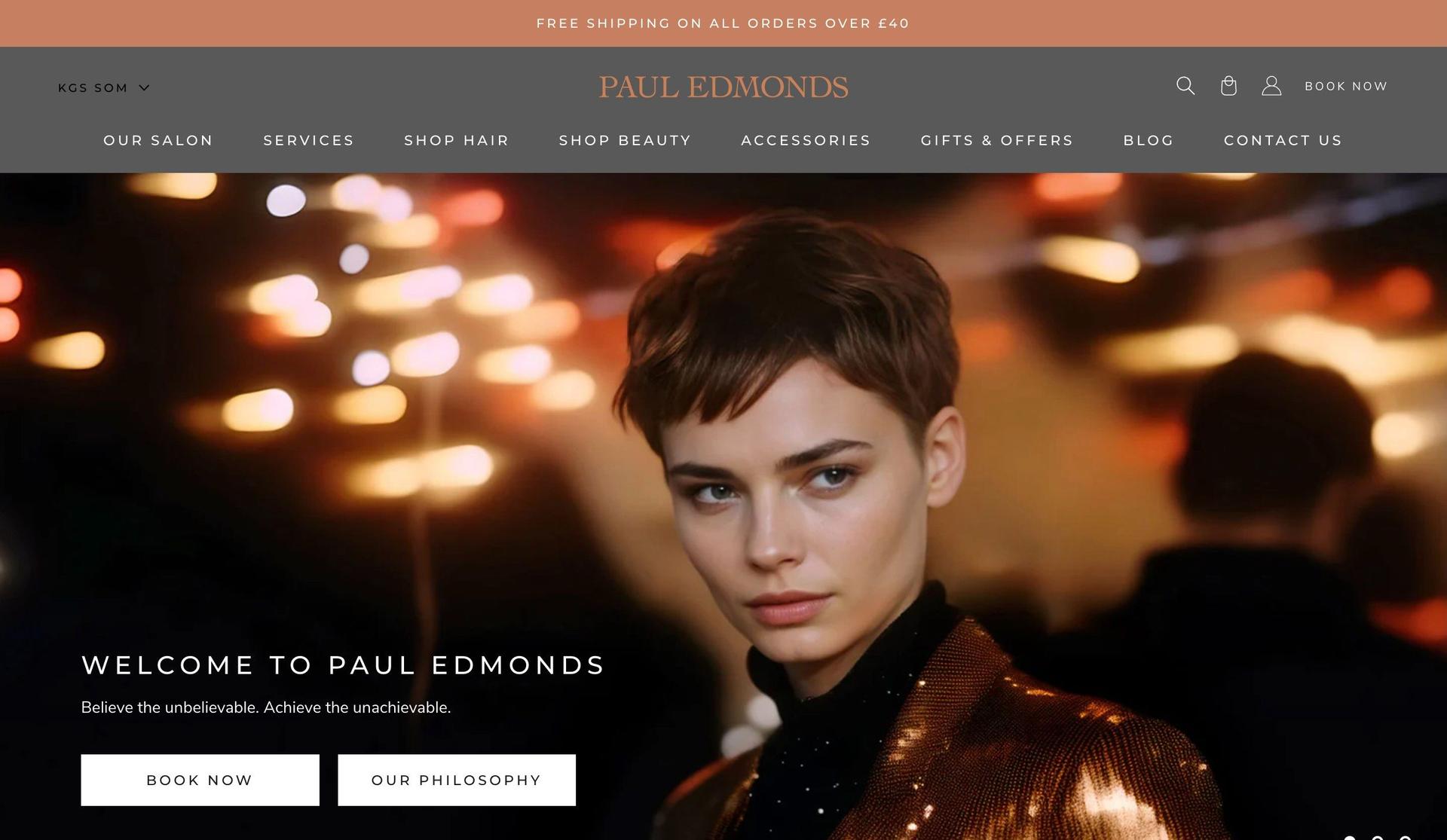 Paul Edmonds-hair salon websites