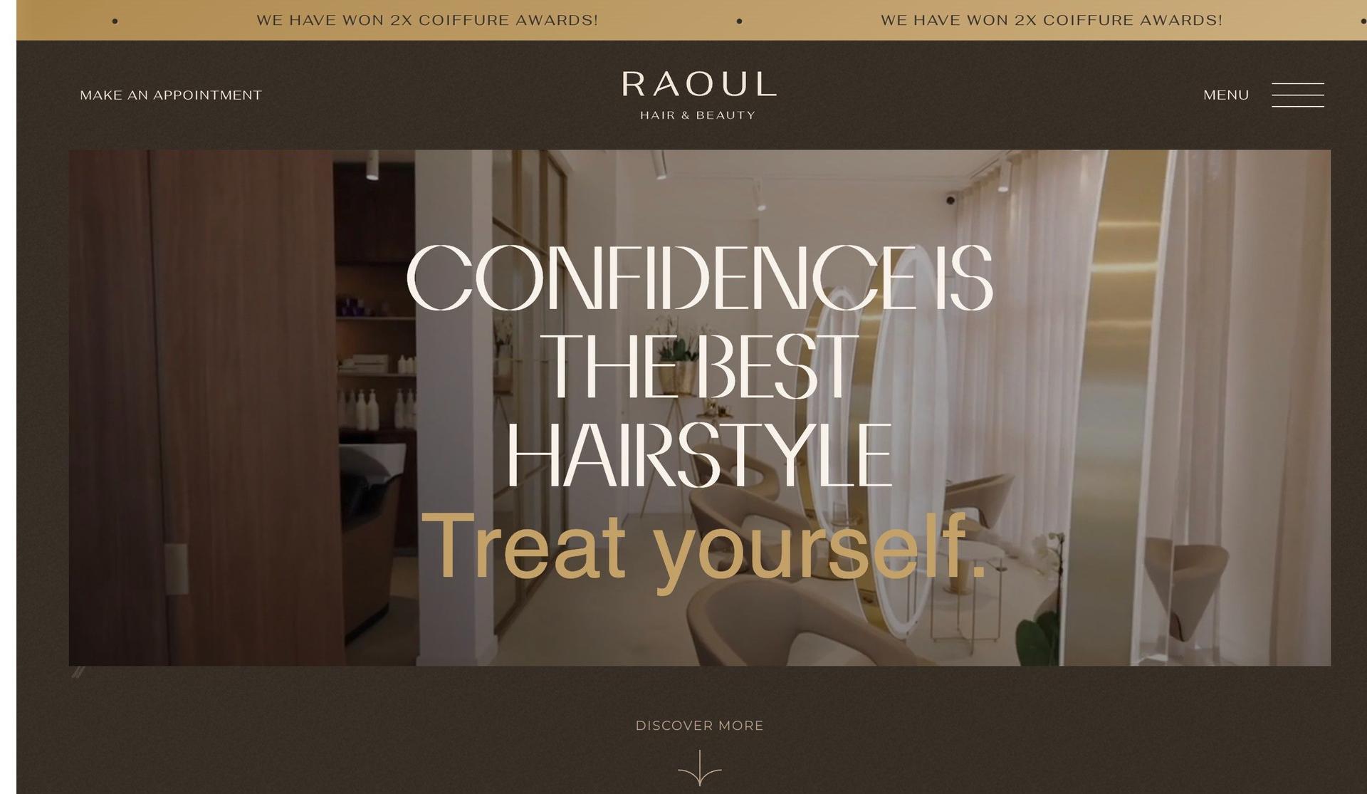 Raoul Hair-hair salon websites