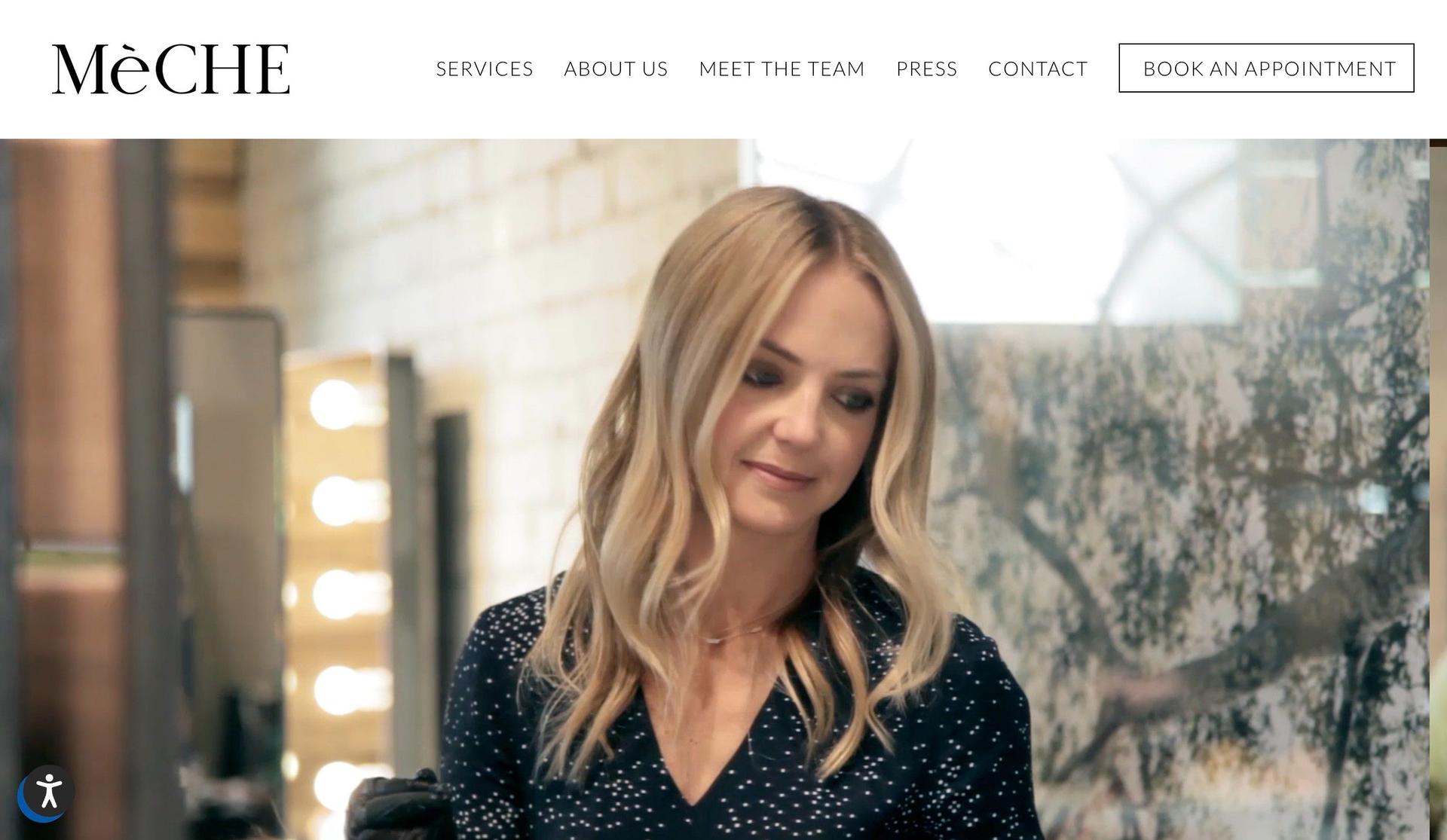 Meche Salon LA-hair salon websites