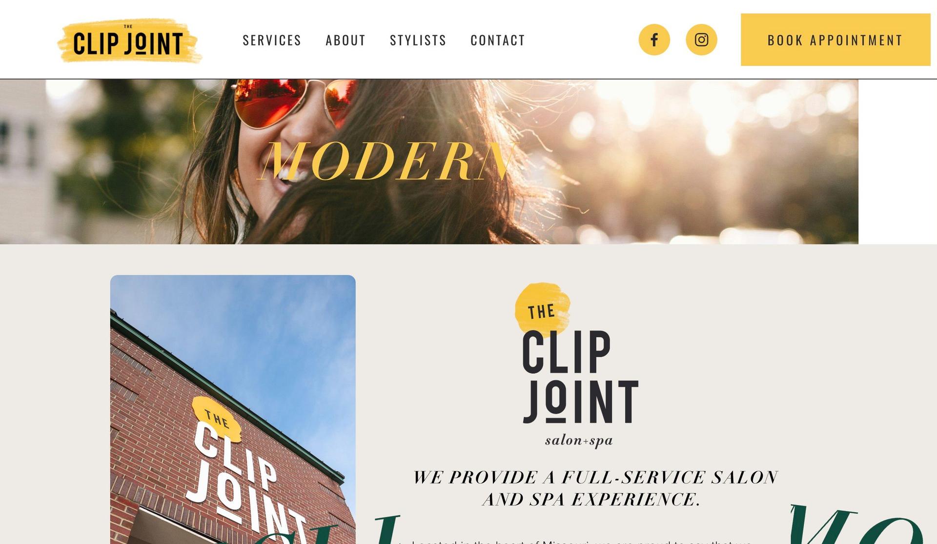 The Clip Joint Salon-hair salon websites