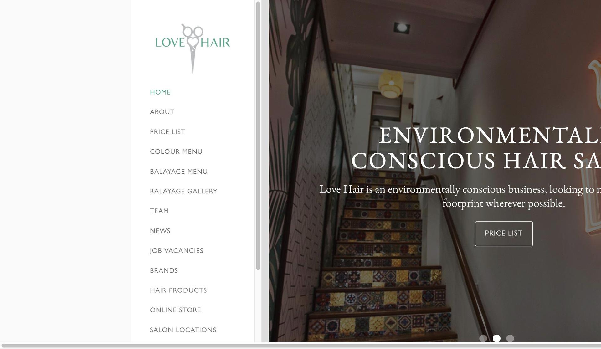 Love Hair SG-hair salon websites