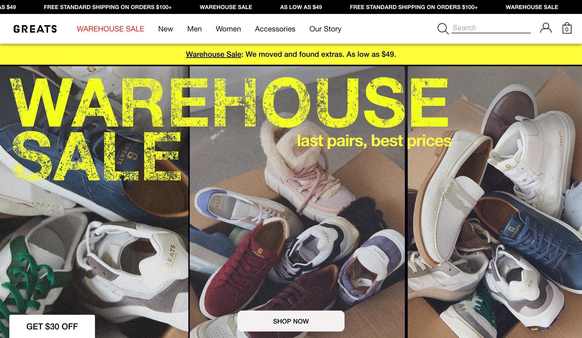 Greats-elegant website design examples
