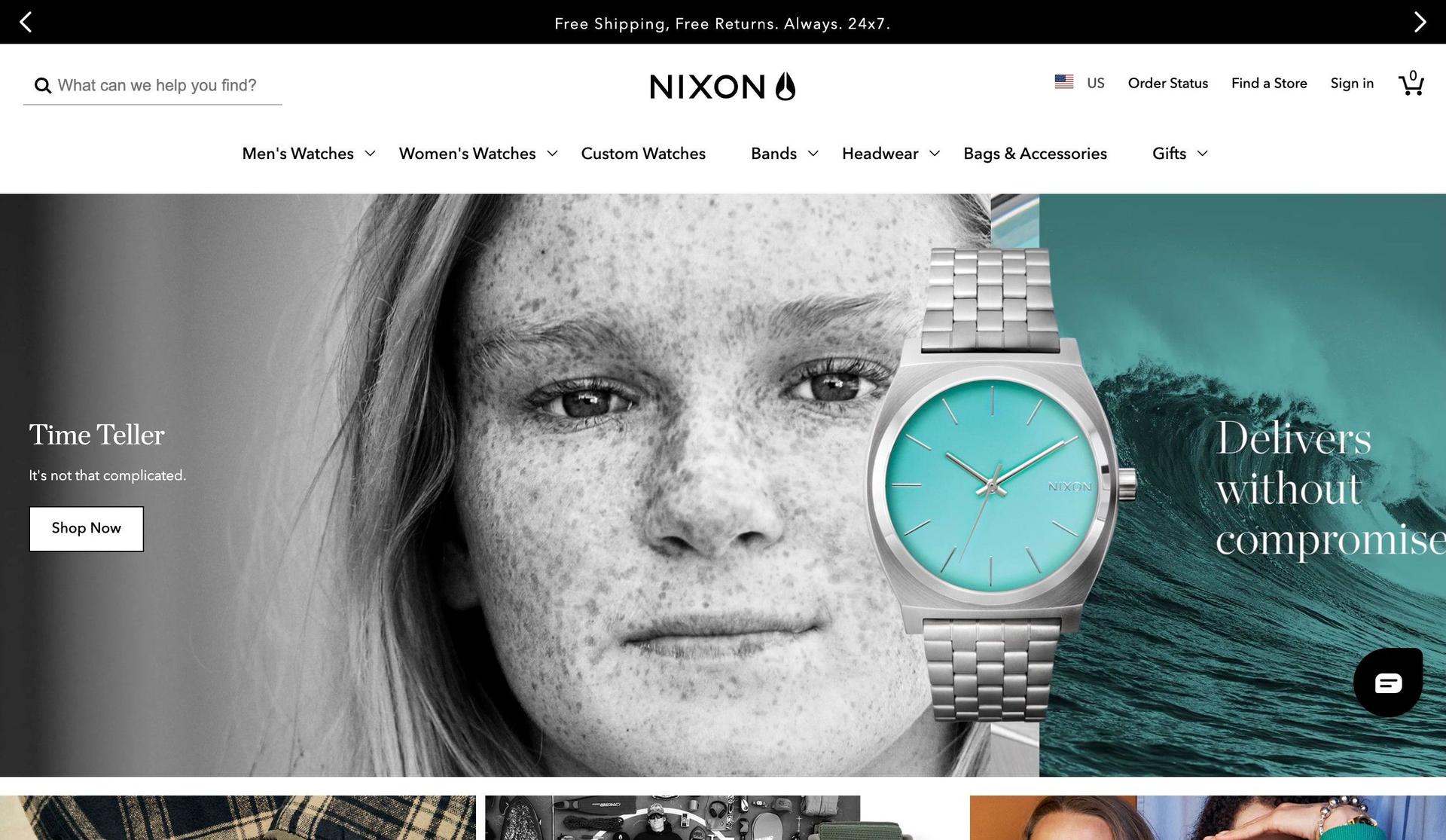 Nixon-retail websites